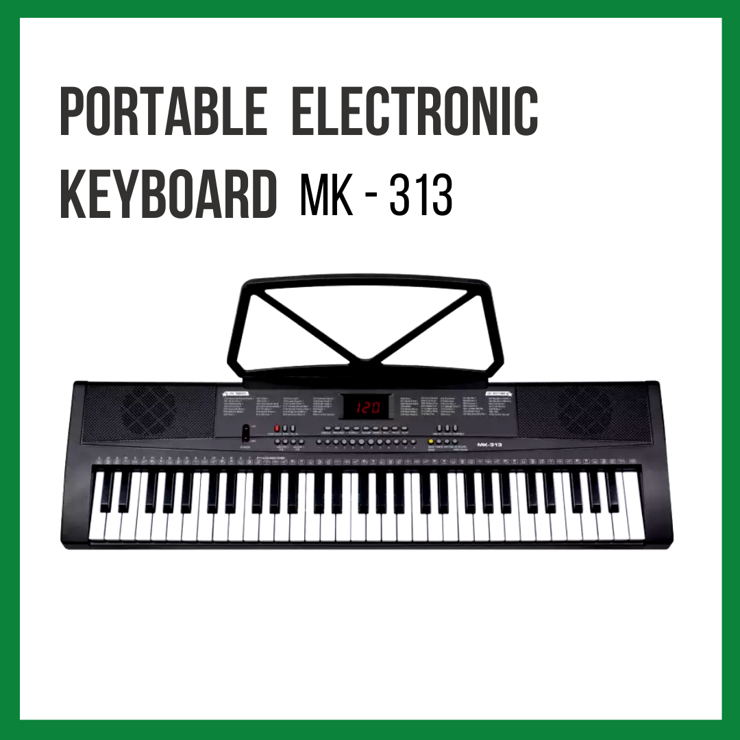 MK-313 Professional 61 Keys LED Display Electric Organ Piano Keyboard for Beginner